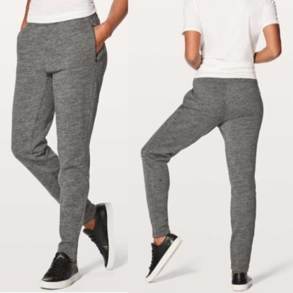 Lululemon Free To Roam Jogger Heathered Core Dark Grey Women Size 4
